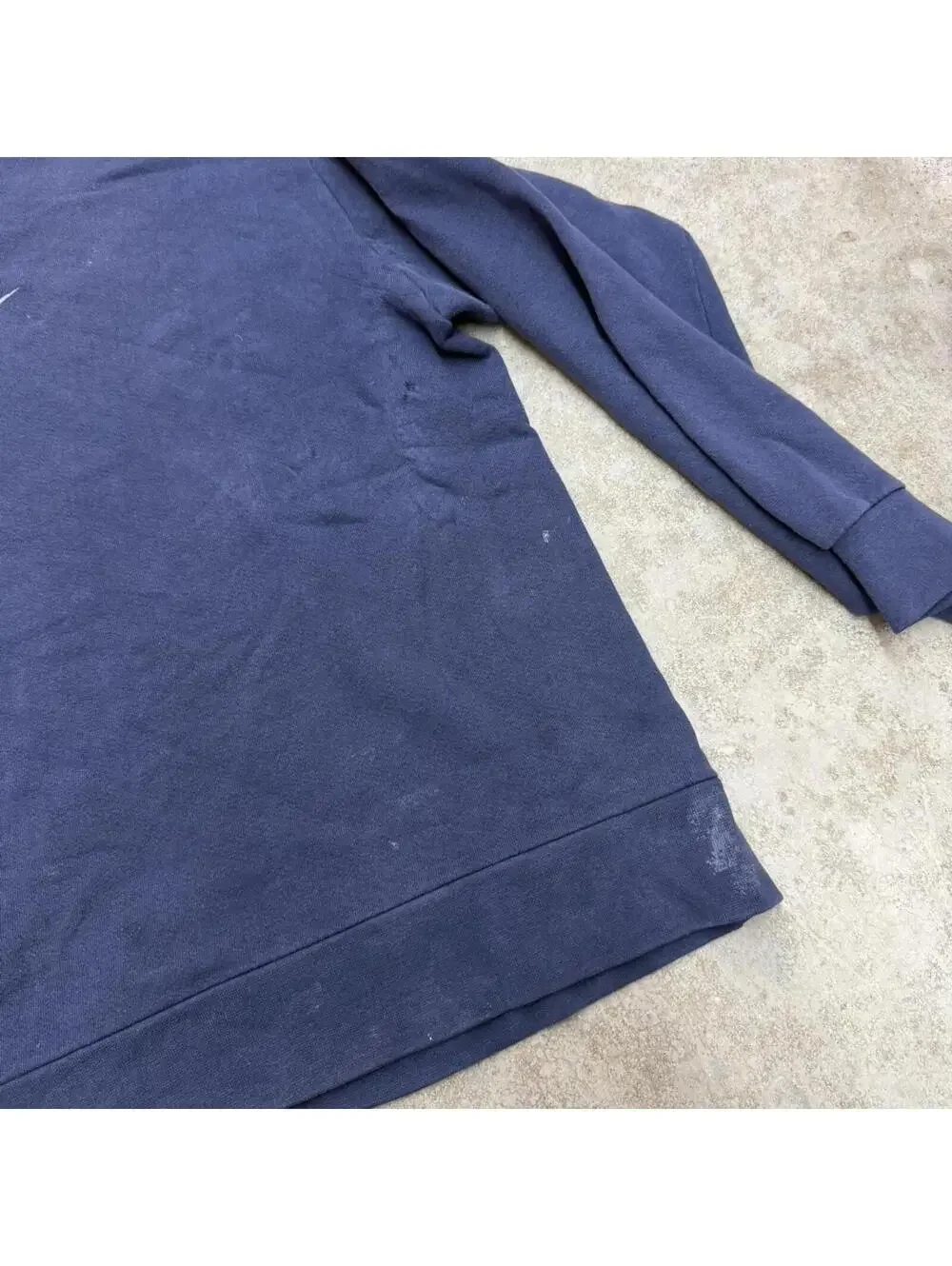 vintage nike navy big swoosh made in usa crewneck size xl
